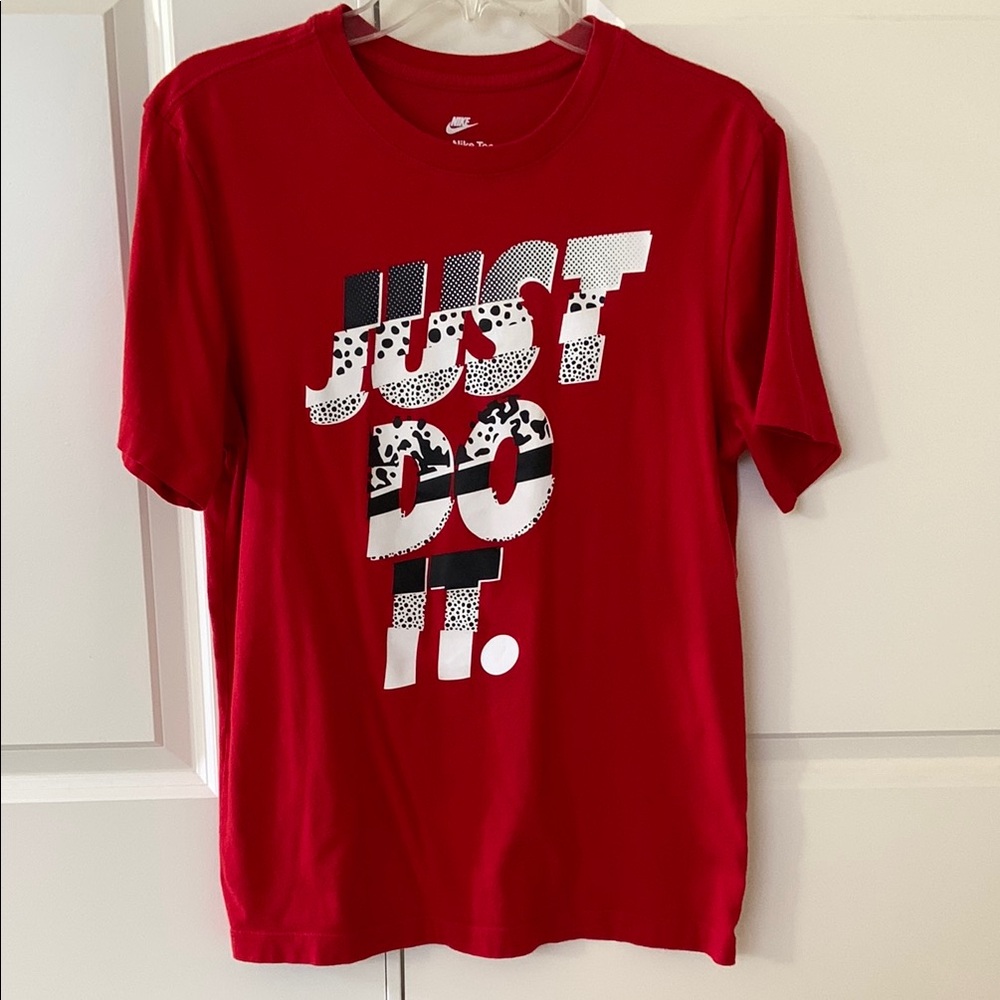 Nike Red 'Just Do It' Tee
